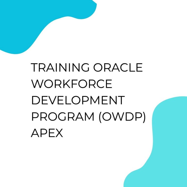 pelatihan Oracle Workforce Development Program (OWDP) APEX di bandung