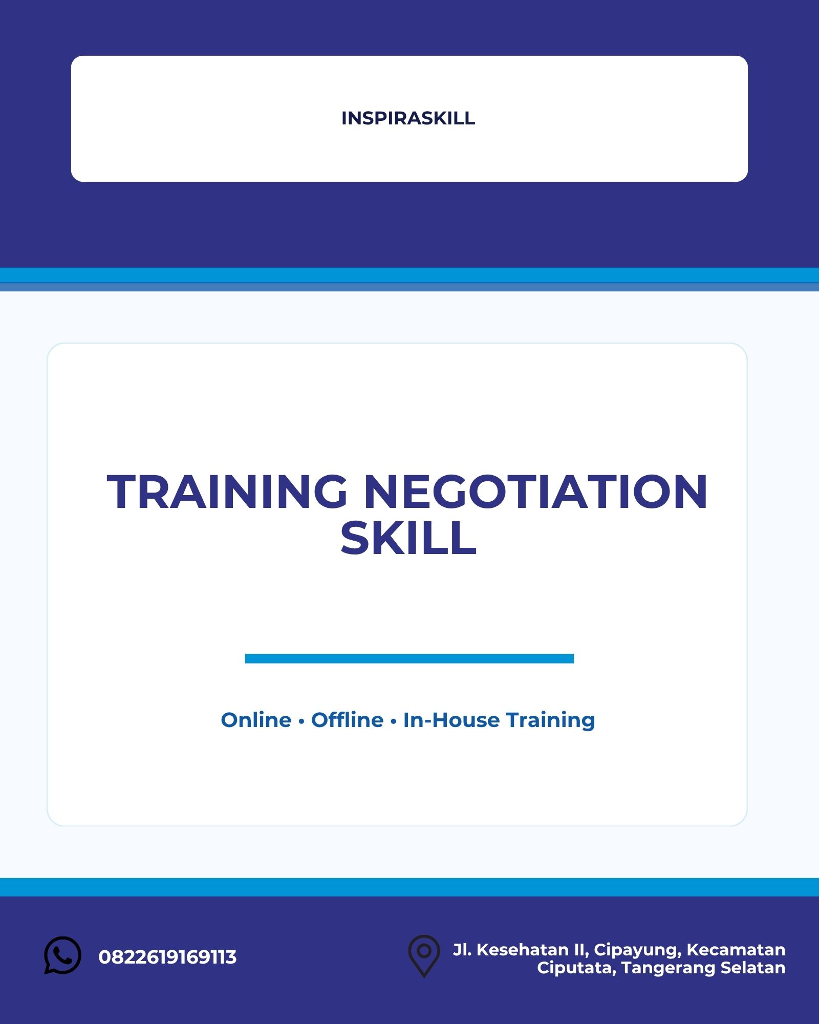 pelatihan NEGOTIATION SKILL di bandung