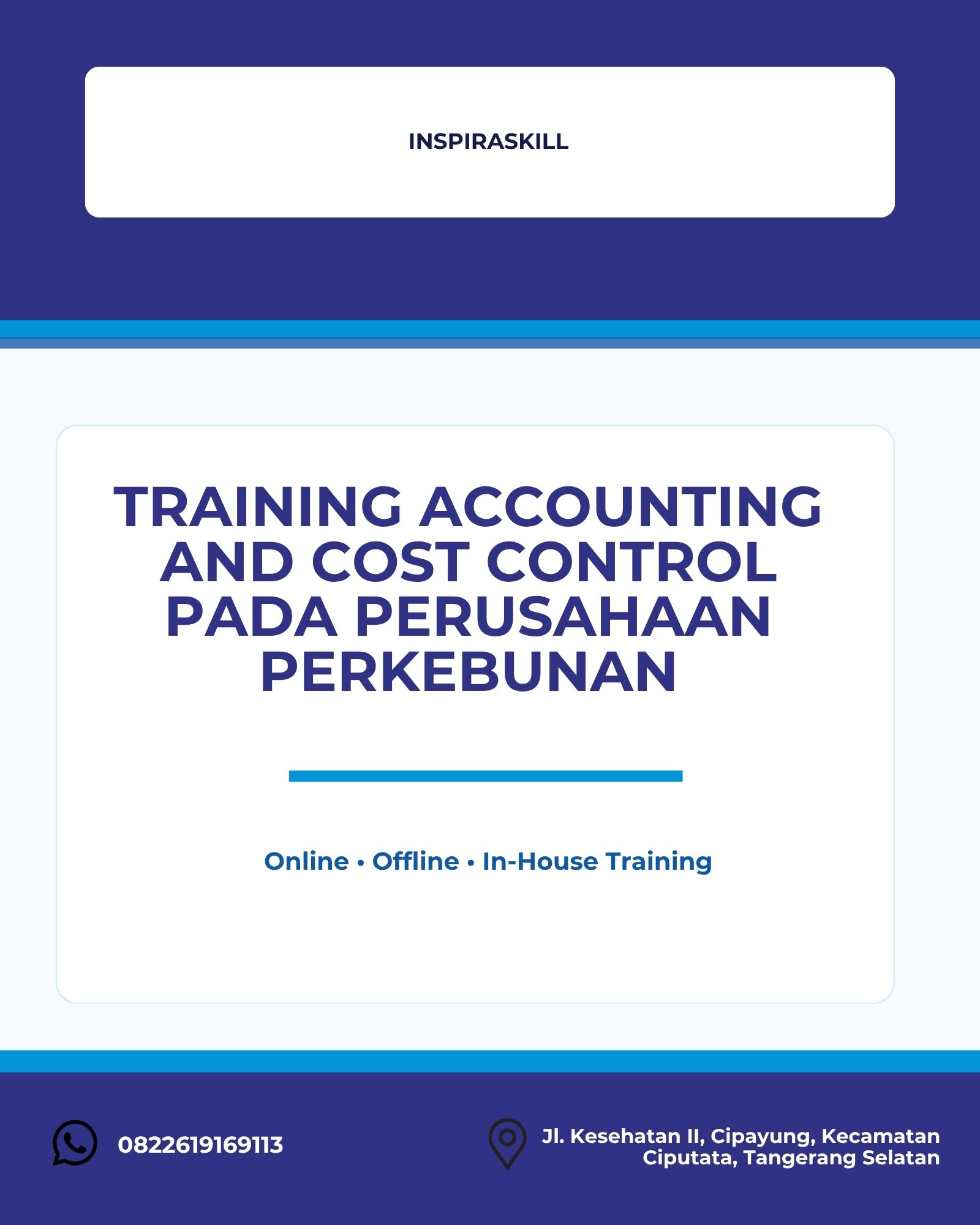 pelatihan ACCOUNTING AND COST CONTROL PADA PERUSAHAAN PERKEBUNAN di bandung