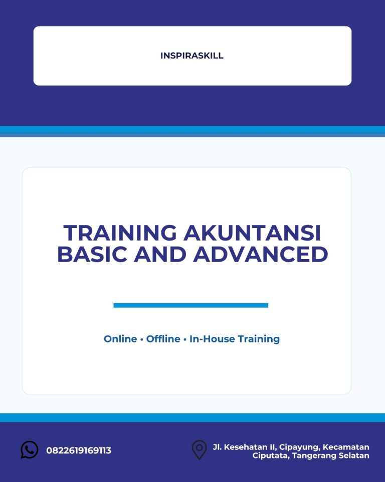 pelatihan AKUNTANSI BASIC AND ADVANCED di bandung