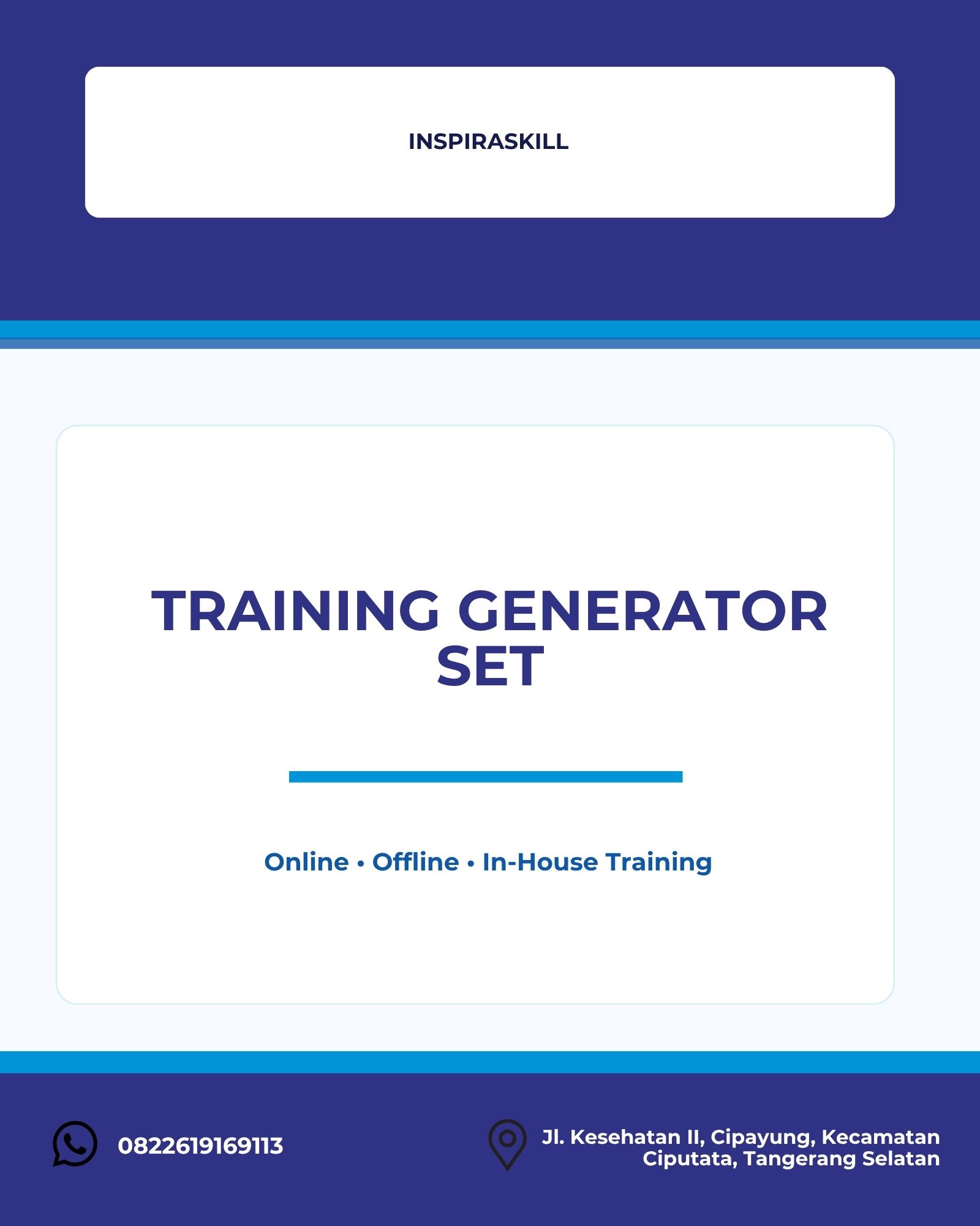 pelatihan GENERATOR SET di bandung